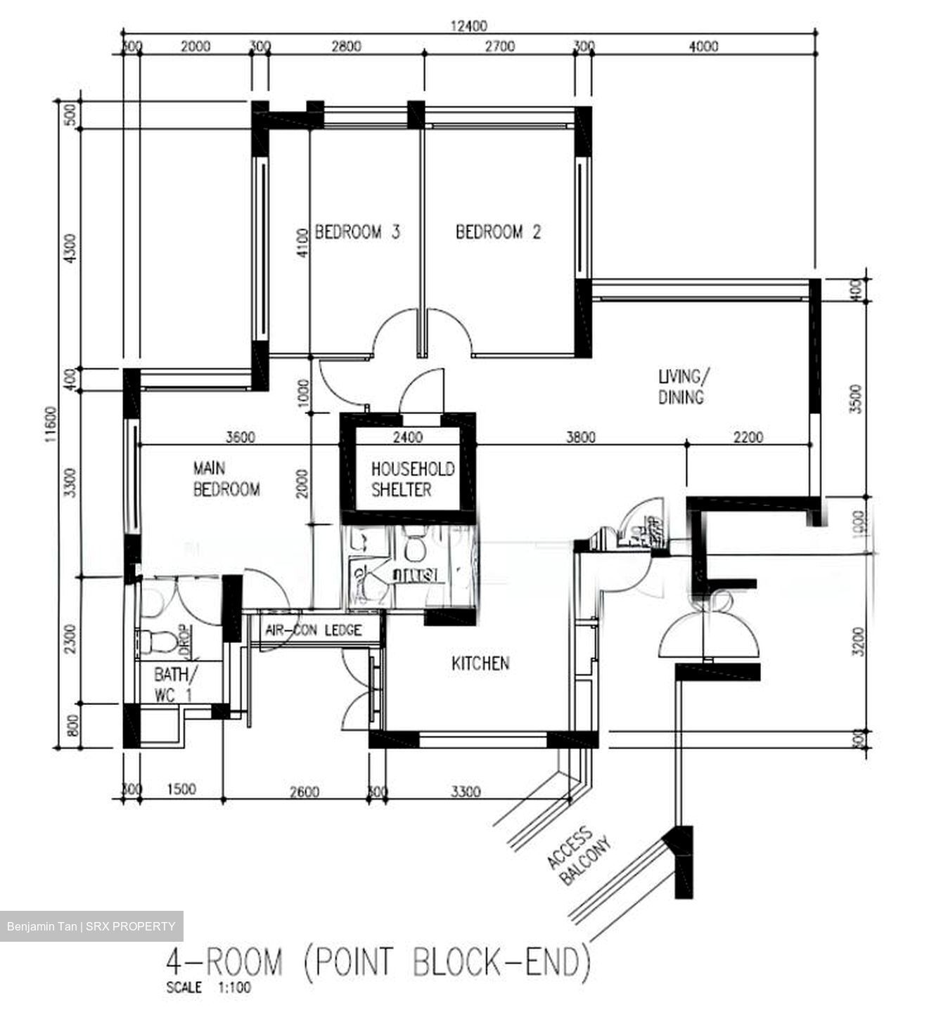 Blk 36 Eunos Court (Geylang), HDB 4 Rooms #566093891